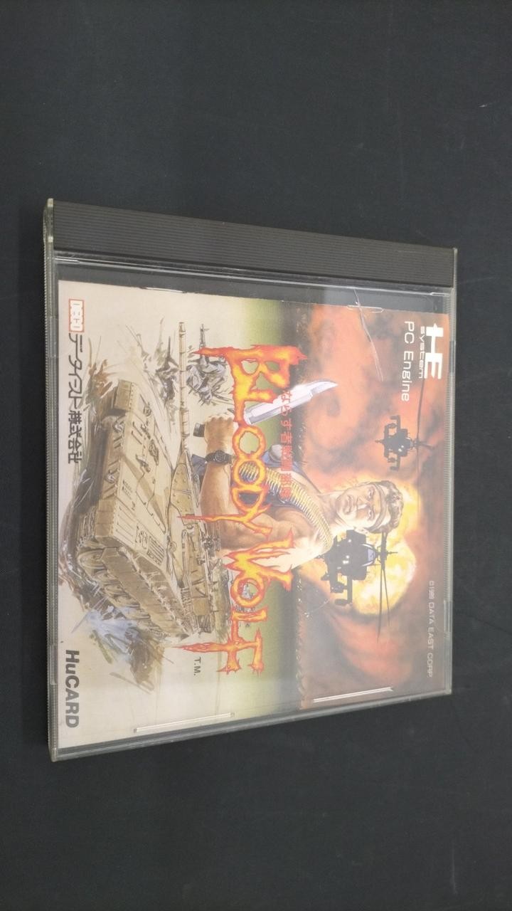 Ys DatEast DE89003 Rogue Unit Bloody Wolf PC Engine Hu Card Game