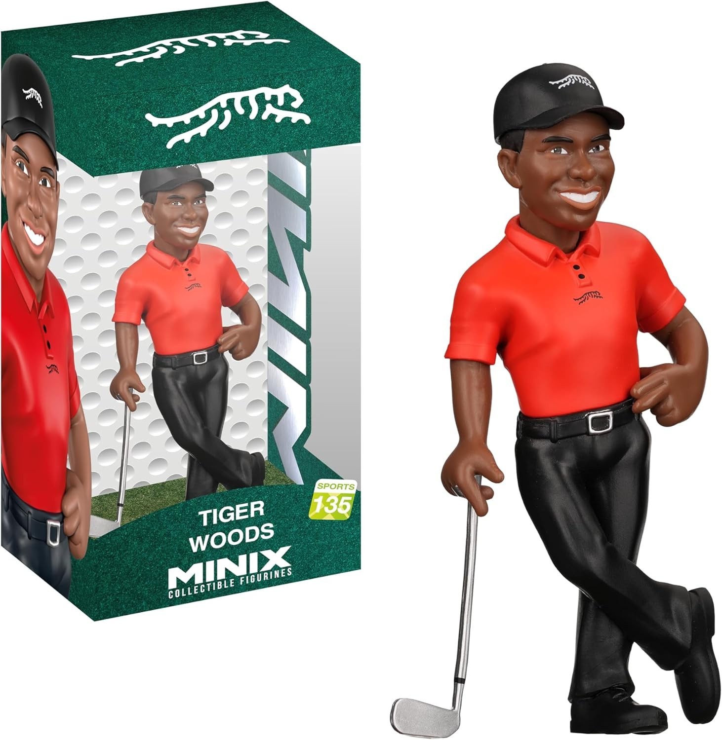 Minix Collectible Figurines Tiger Woods Sports #101 Golf Detailed Vinyl Figure