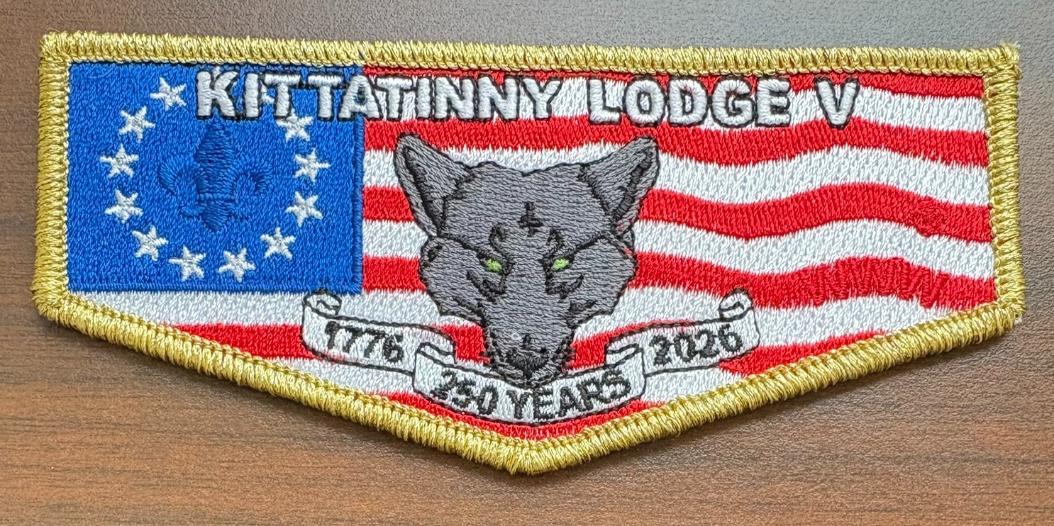 Kittatinny Lodge V OA Flap - 1776-2026 - New