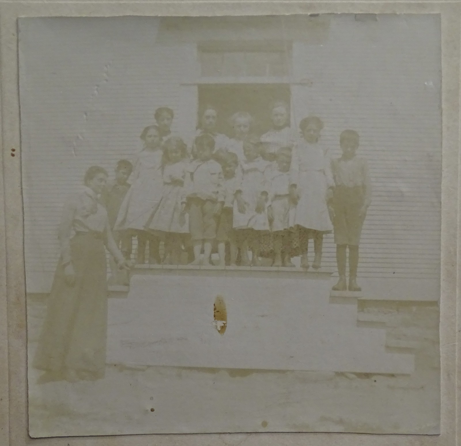circa 1880s photograph MANCHESTER CT. School children with teacher Cona Chapman circa 1880s photograph MANCHESTER CT. School children with teacher Cona Chapman