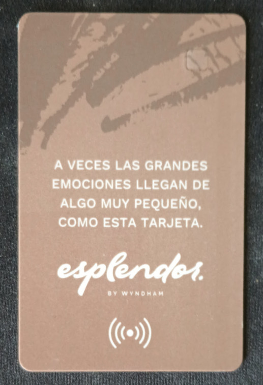 Esplendor by Wyndham Hotel Key Card - Allcard NFC Collectible Souvenir