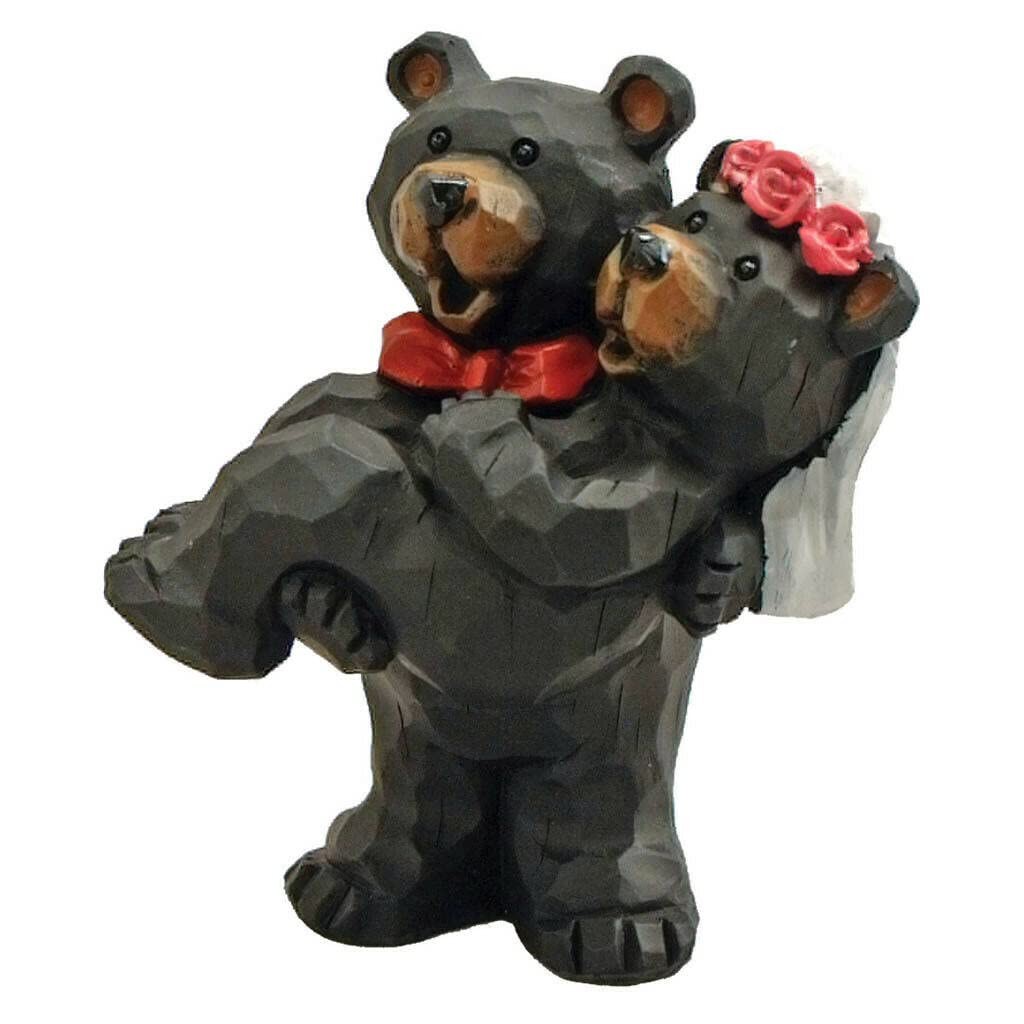 Lipco Wedding Bears Bride and Groom Figurine, 4.5-inches,Sculptures & Figurines