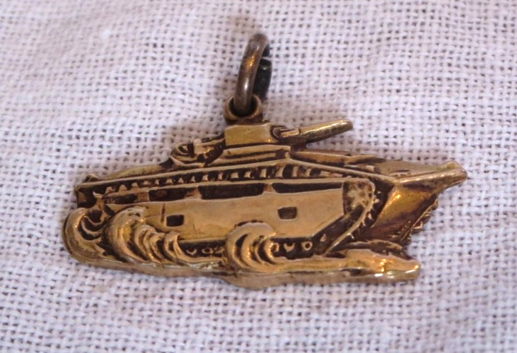 4 Grams 10k Gold Charm WW11 Amphibious \