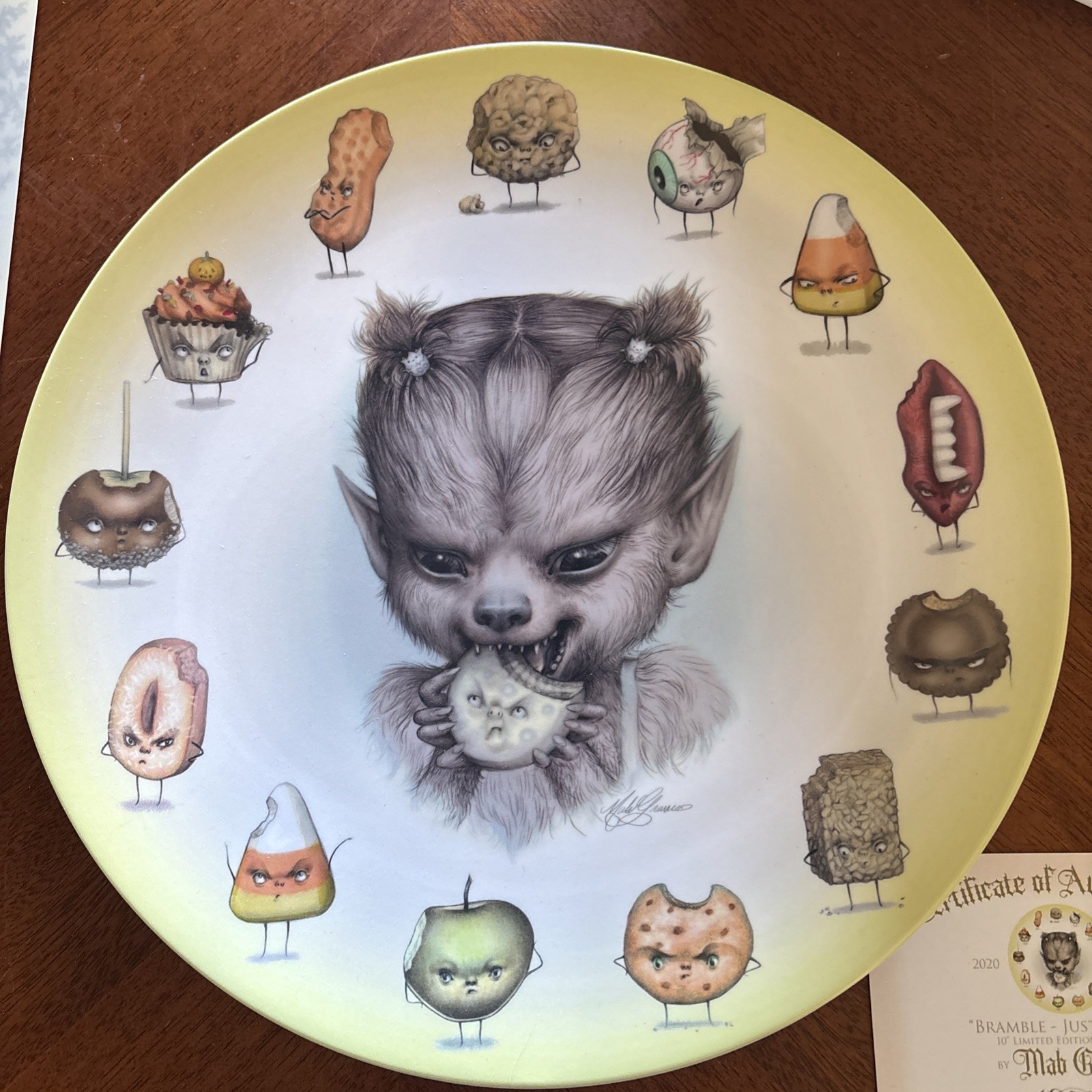 Mab Graves Bramble 10” Plate Includes COA And All Original Inserts