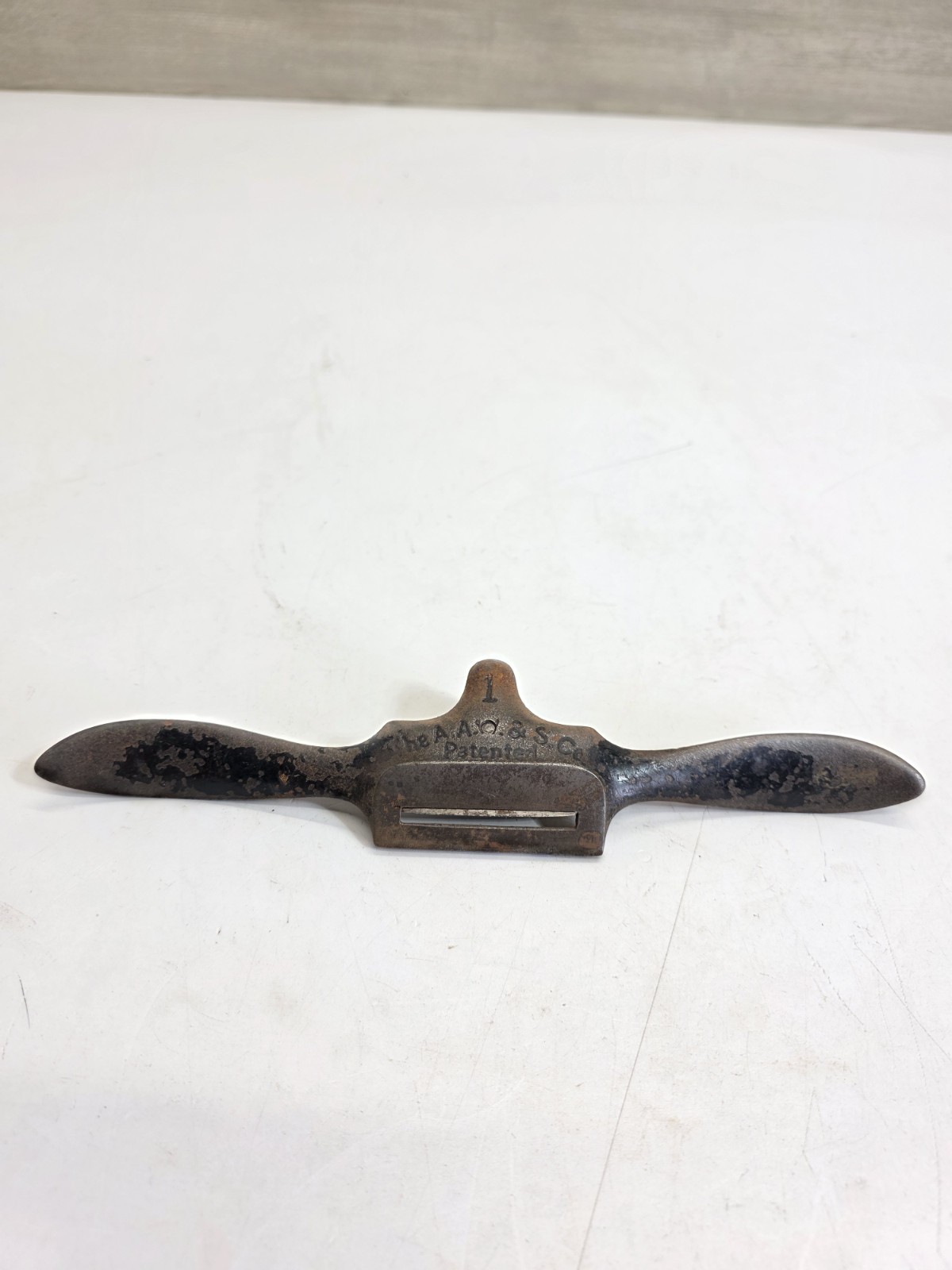 Vintage A.A. Wood & Son spokeshave Rare Usa Made 