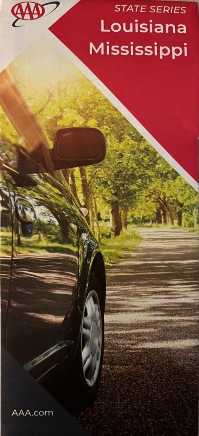 New AAA LOUISIANA & MISSISSIPPI STATE ROAD MAP Highway Tour LATEST 2025 New AAA LOUISIANA & MISSISSIPPI STATE ROAD MAP Highway Tour LATEST 2025