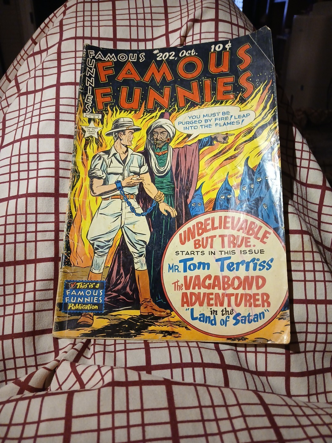 Famous Funnies 202 1 Page Ad drawn by Frank Frazetta 1952 \ Famous Funnies 202 1 Page Ad drawn by Frank Frazetta 1952 \