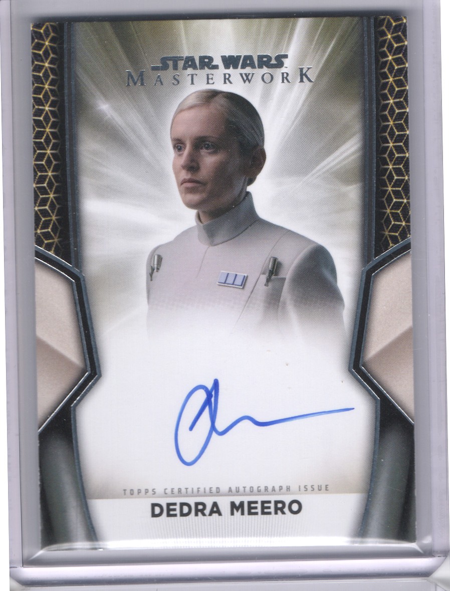 2025 Topps Star Wars Masterwork #A-DM Dedra Meero Denise Gough On-Card Auto