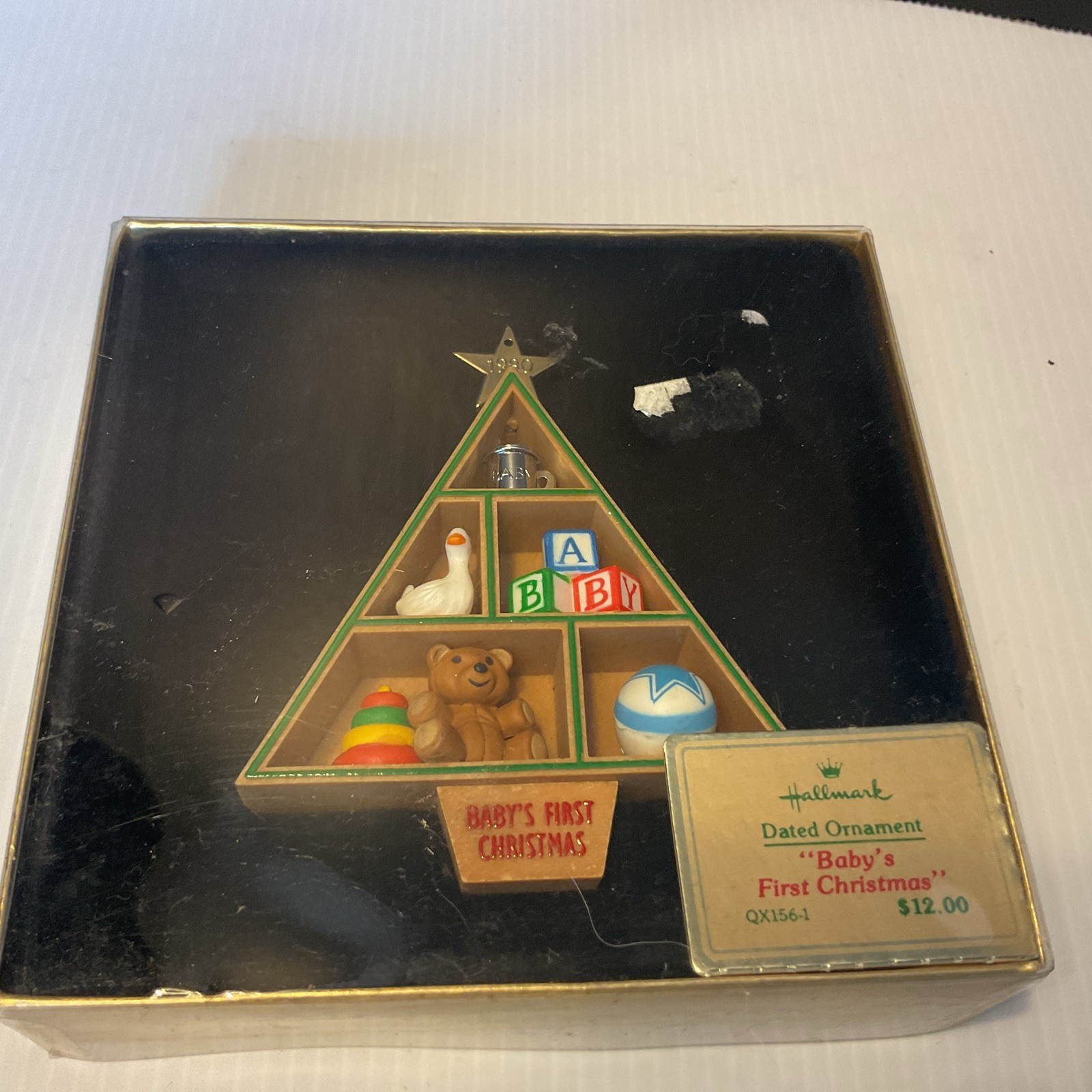 HALLMARK 1980 BABY\'S FIRST CHRISTMAS Dated ORNAMEN