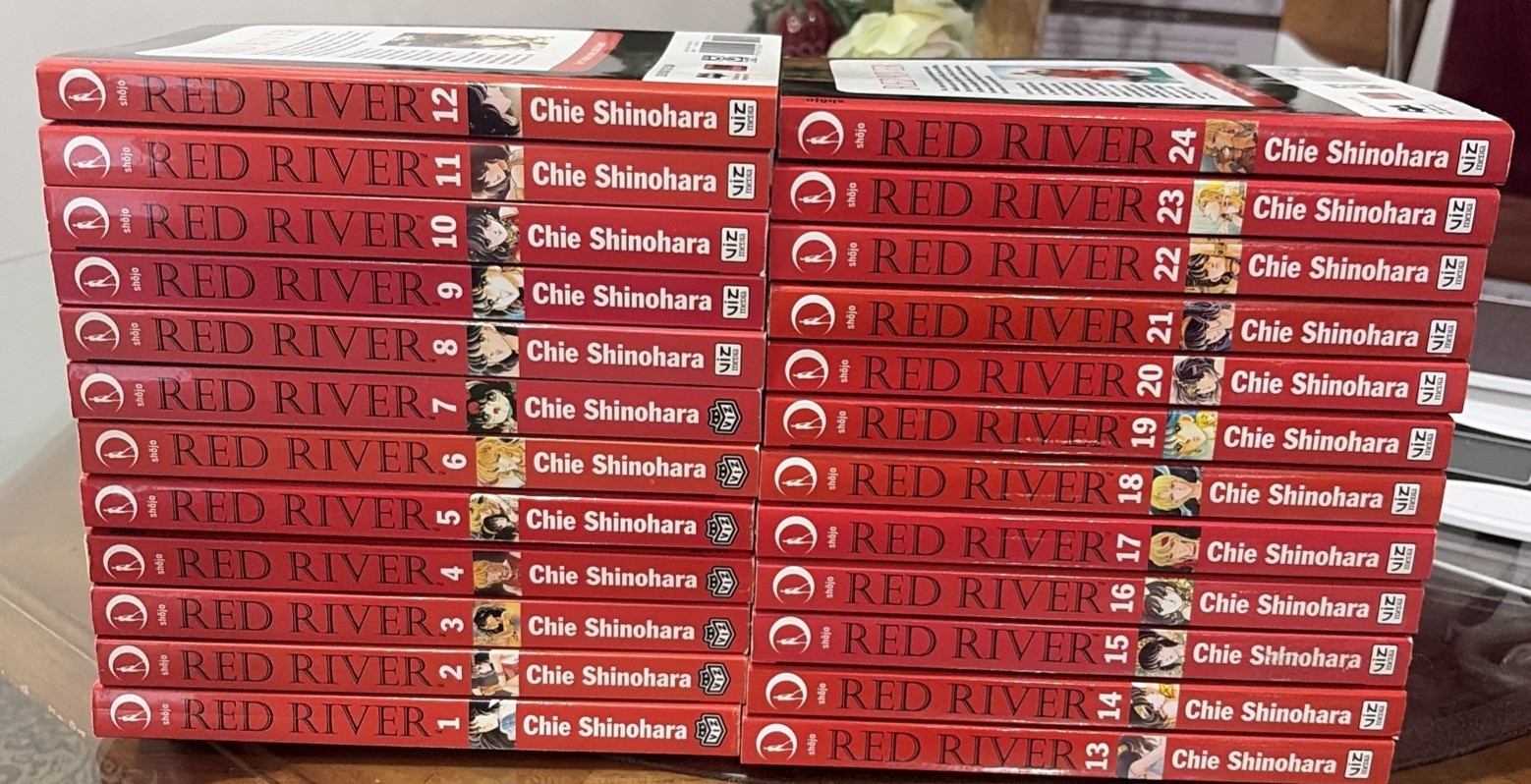 Red River Vol 1-24 Authentic English Manga Set Lot Viz Mostly 1st Print