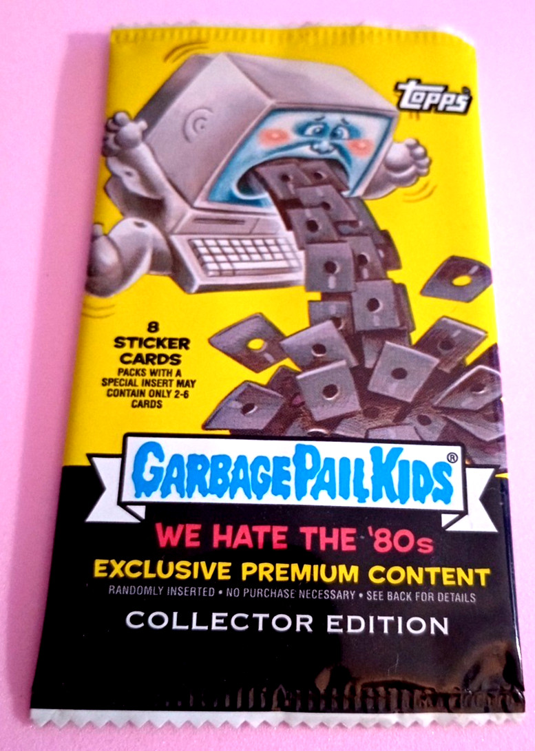 2018 Garbage Pail Kids We Hate the 80's Collector Edition Wrapper NO CARDS