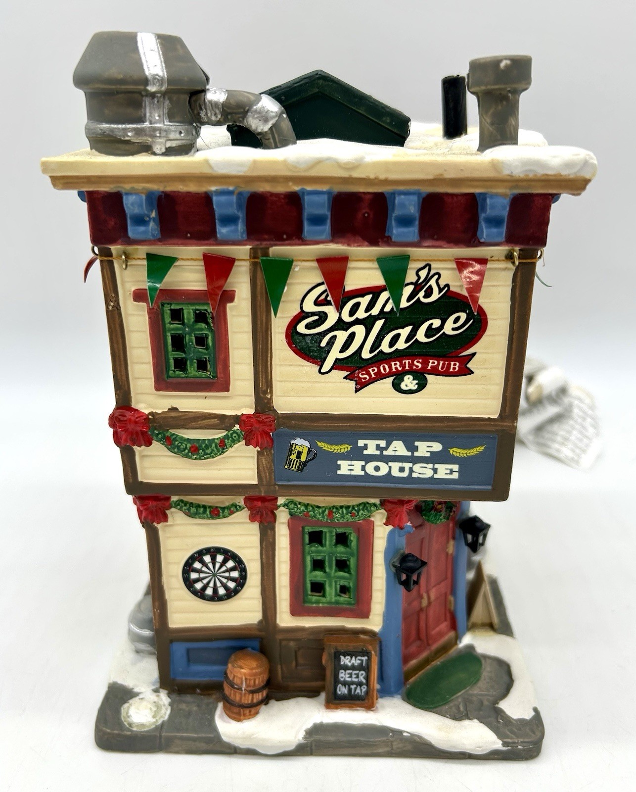 Lemax Coventry Cove Sam\'s Place Sports Bar Sears/Kmart Exclusive Retired READ