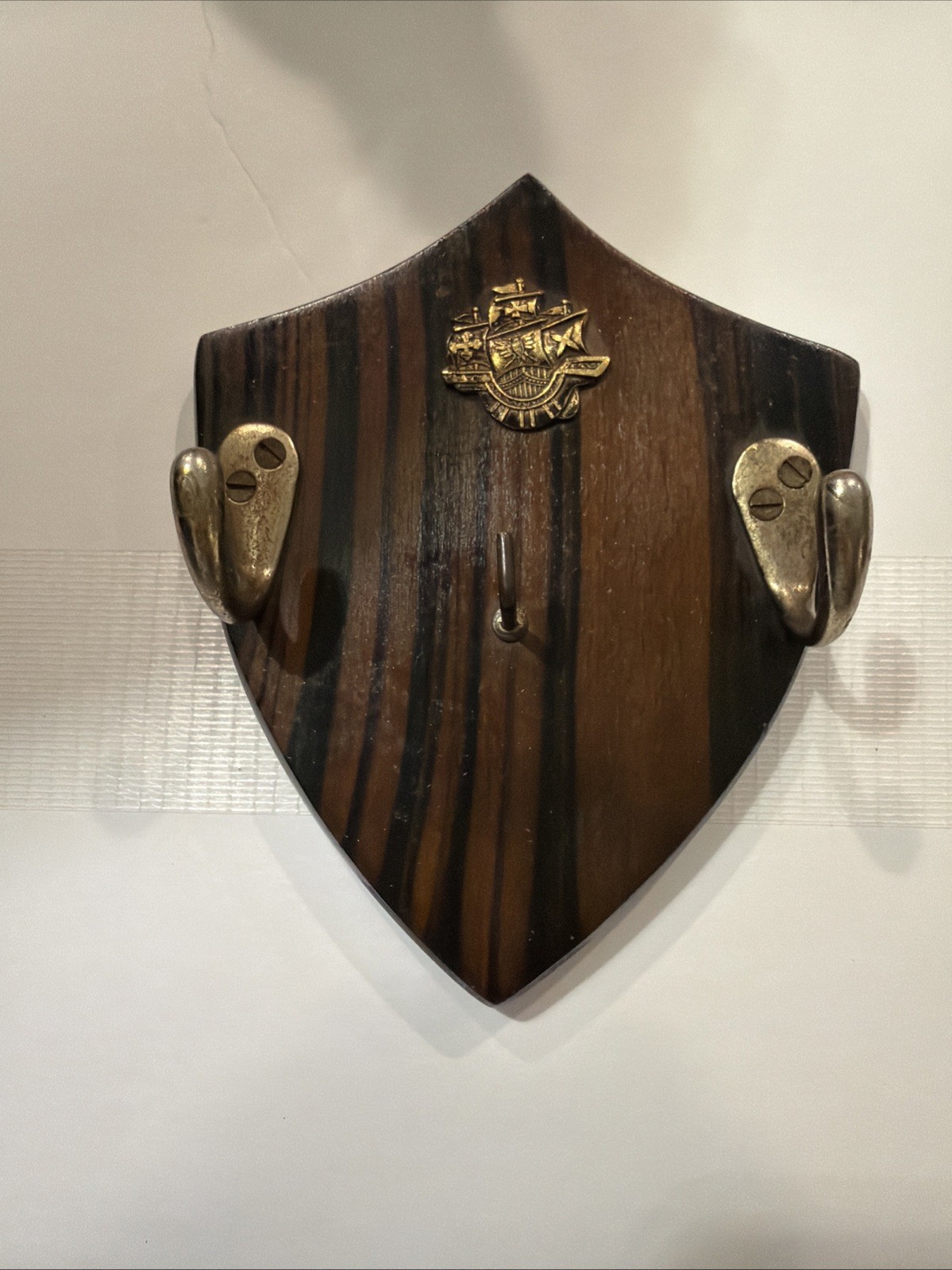 Vintage Columbus Ship Design Display Plaque Sailors