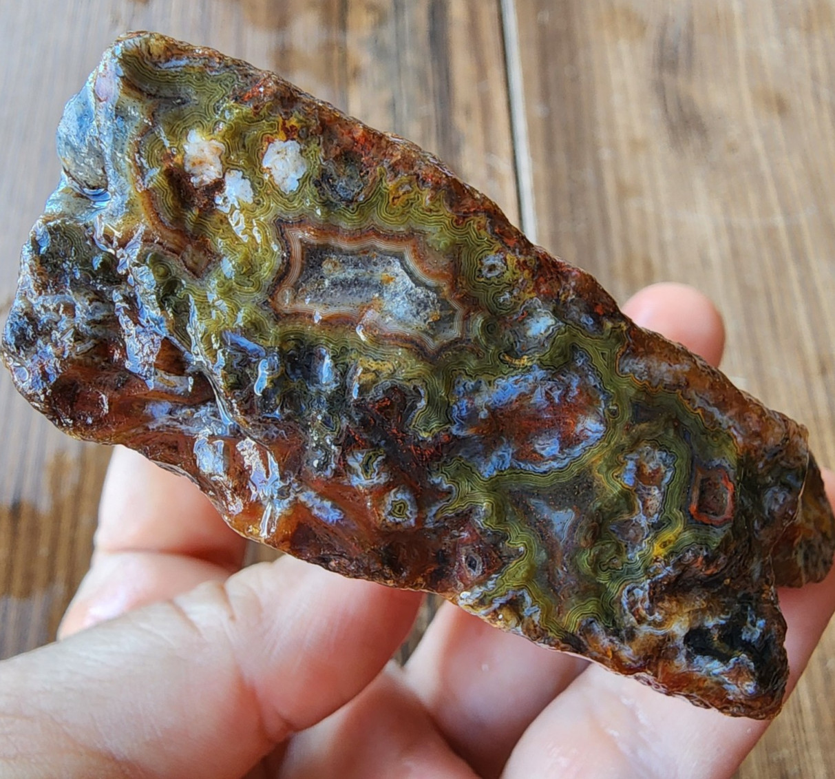 7.4 oz (212 gr) AAA Agate Nodule Rough, Turkish Agate Nodule, Rough Agate Nodule