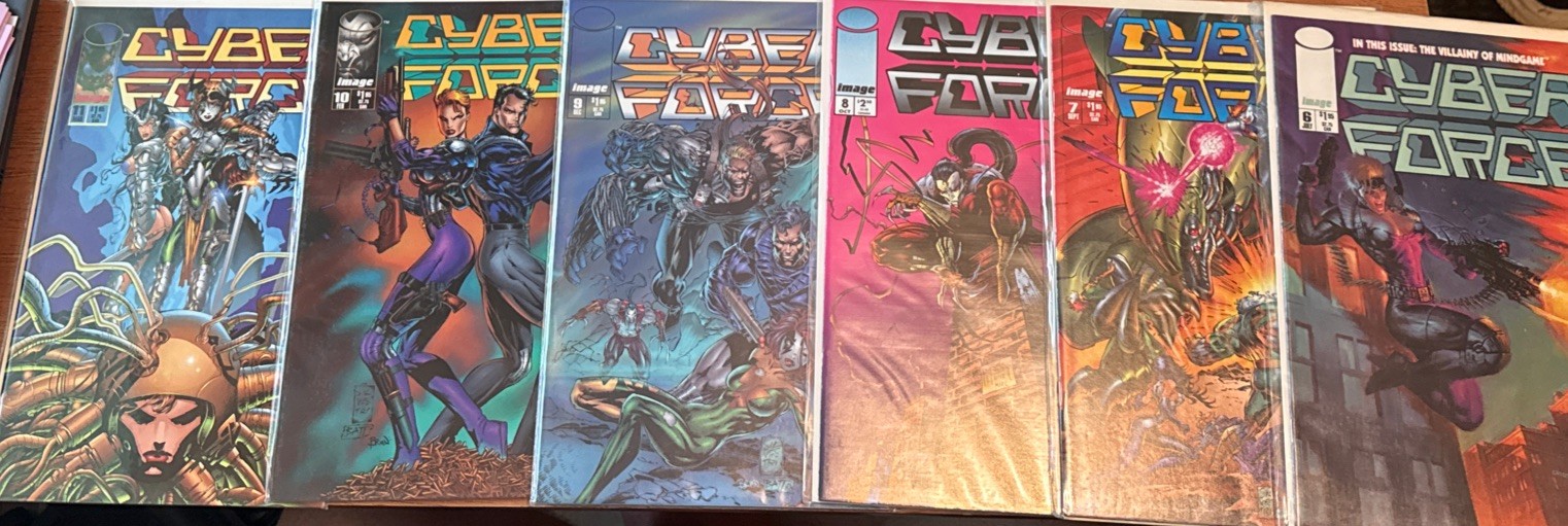 CYBER FORCE Vol 2 #6-11 (Lot of 6) IMAGE Comics 1993 VF+