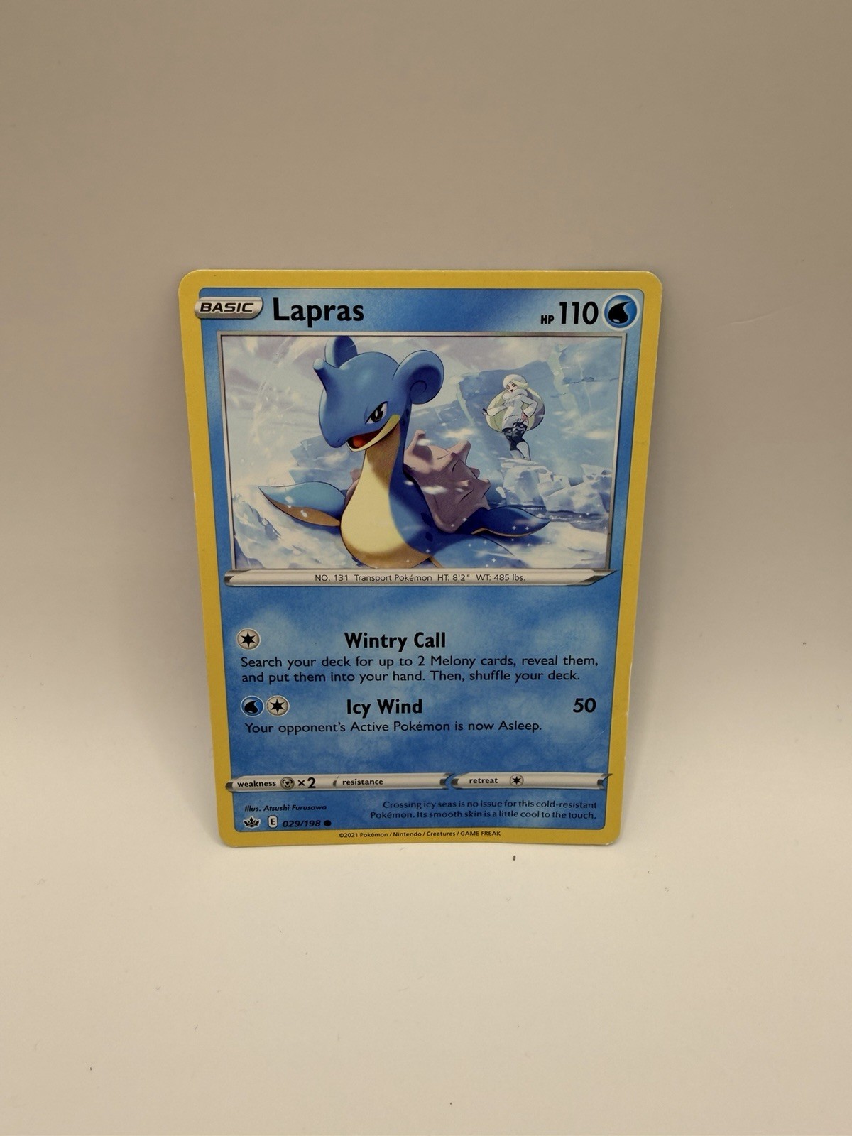 McDonalds 2022 Pokémon Match Battle TCG Promo - Lapras 6/15 QTY