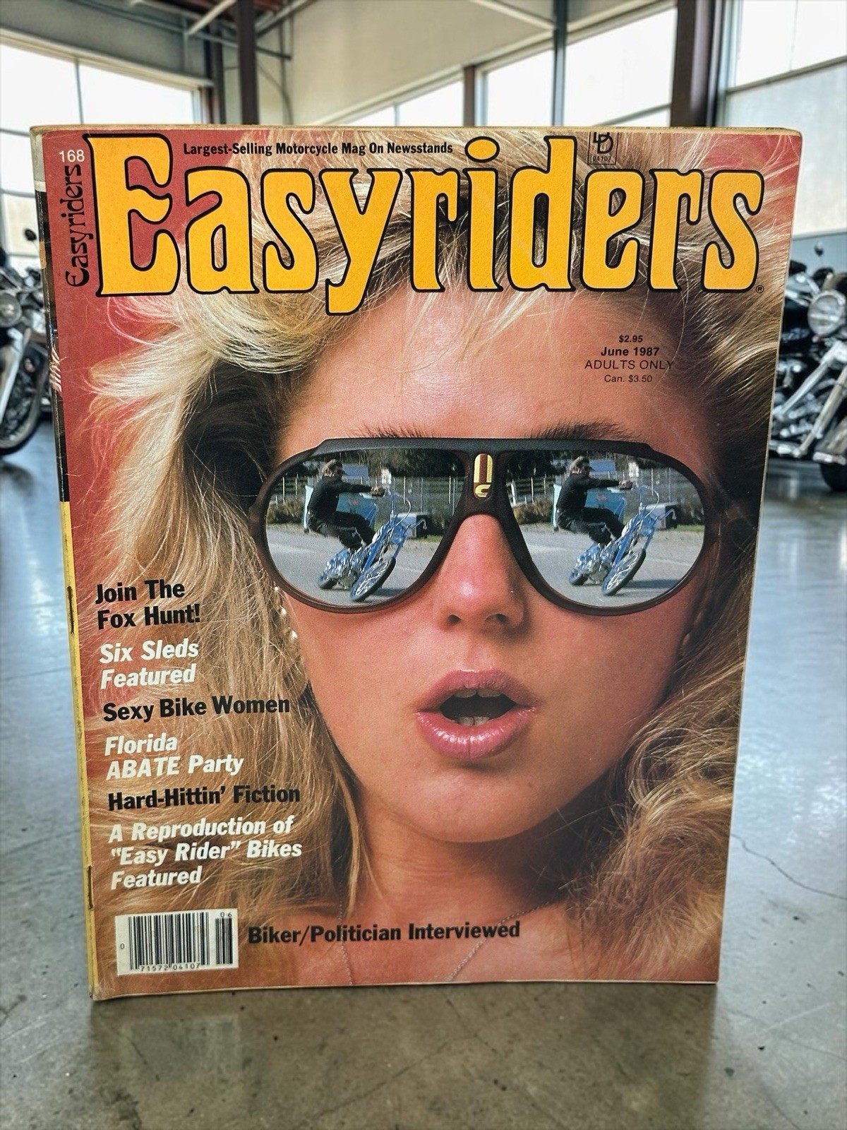 Vintage Easyriders Magazine - Adult Motorcycle Biker Enthusiast #168 June 1987
