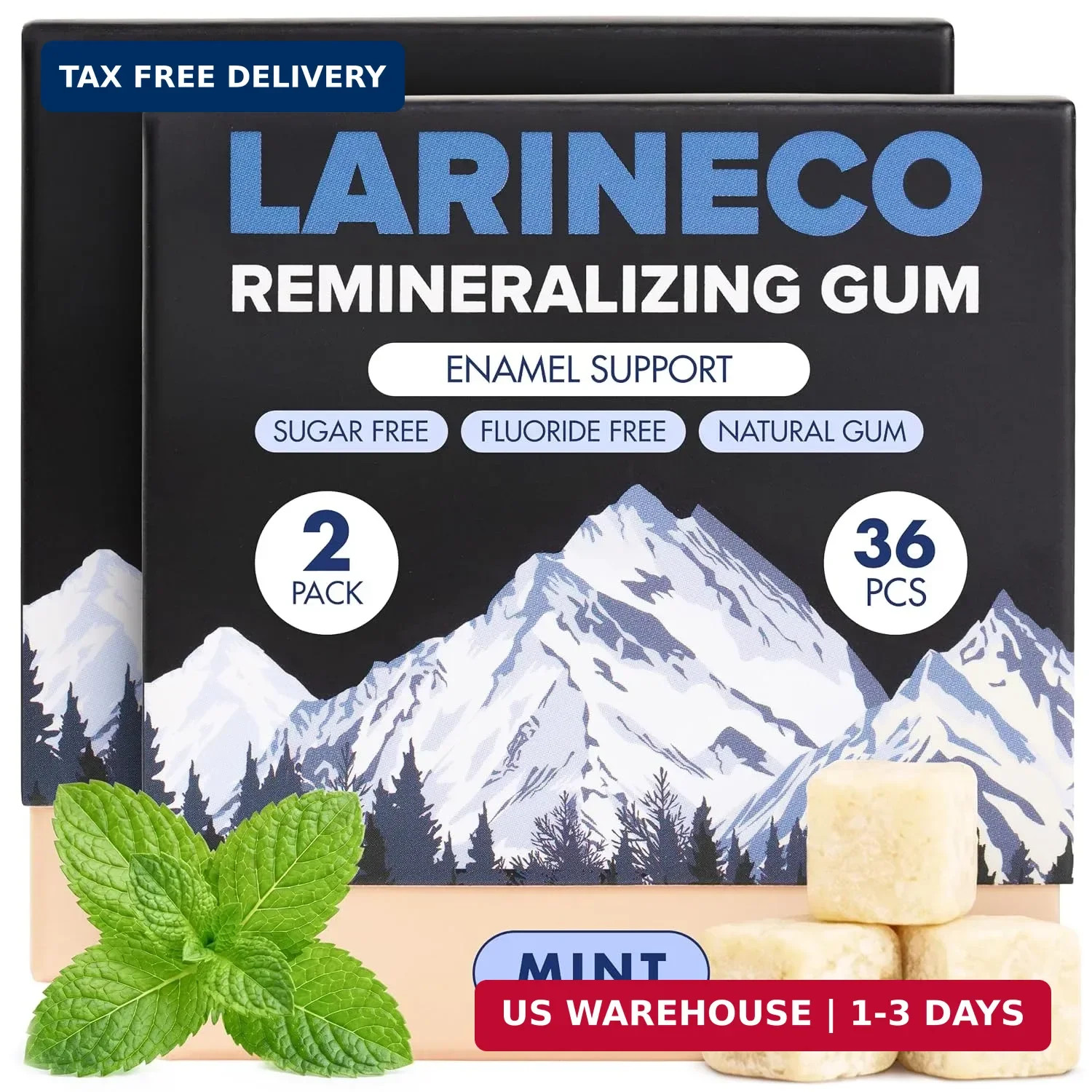 Larineco Remineralizing Gum, Sugar Free Hydroxyapatite and Xylitol Gum Larineco Remineralizing Gum, Sugar Free Hydroxyapatite and Xylitol Gum