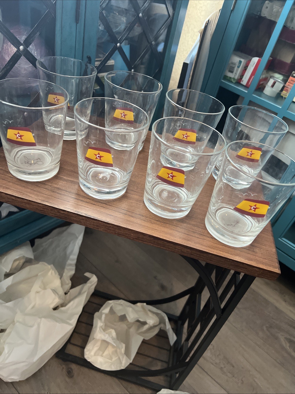 Columbia Steamship Great Lakes Ship Freighter Whiskey/wine Glass Fitzgerald -SET Columbia Steamship Great Lakes Ship Freighter Whiskey/wine Glass Fitzgerald -SET