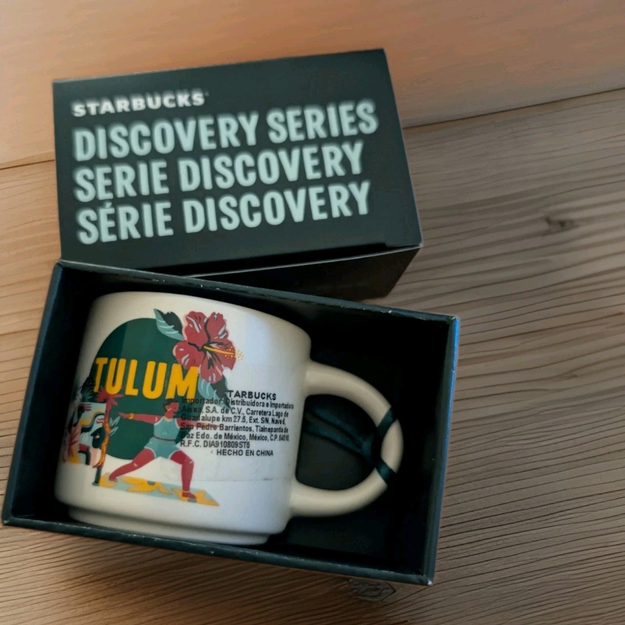 Starbucks Tulum Mexico Discovery Series 2 oz Mini Mug Ornament Espresso NWT