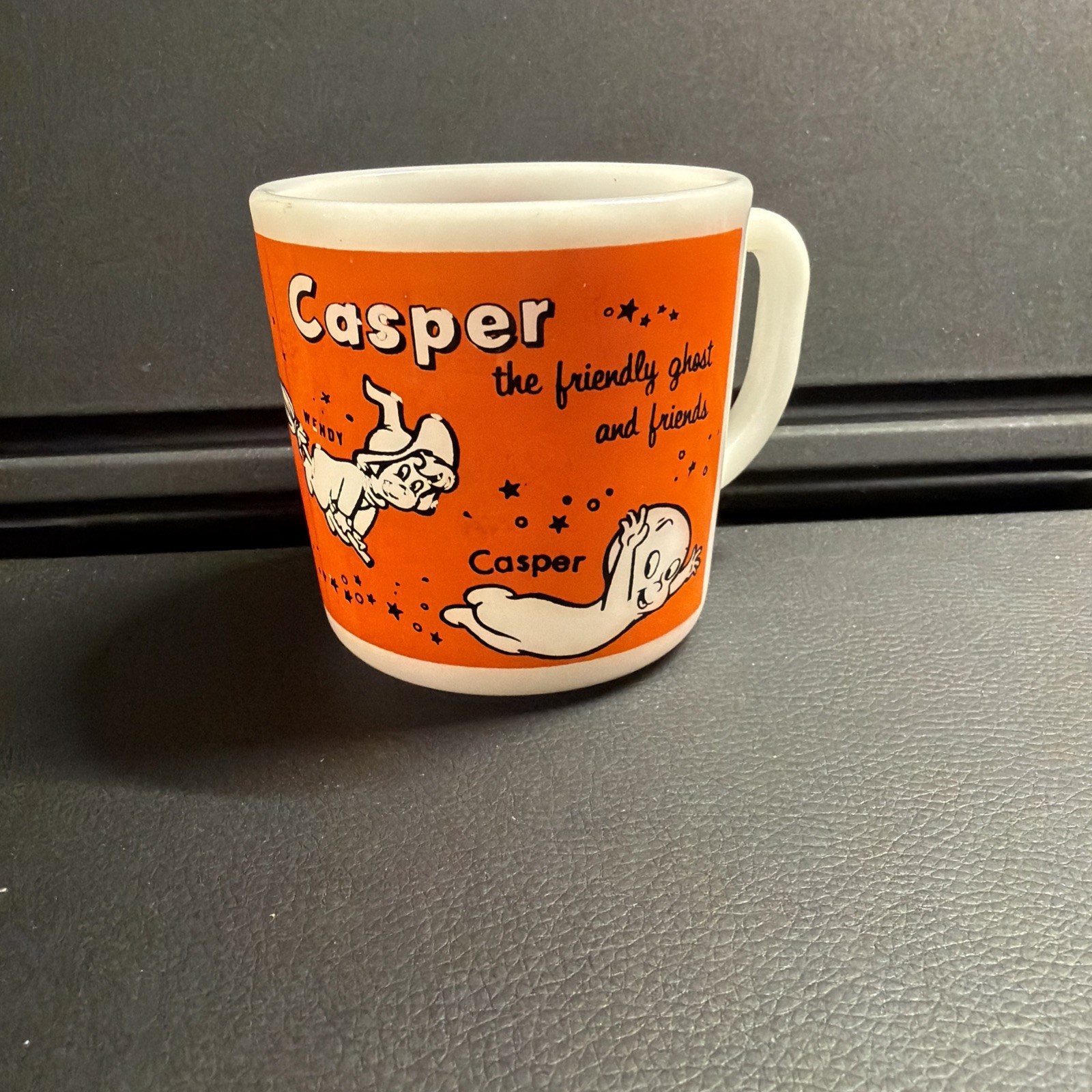 Vintage Westfield Casper the Friendly Ghost Milk Glass Mug