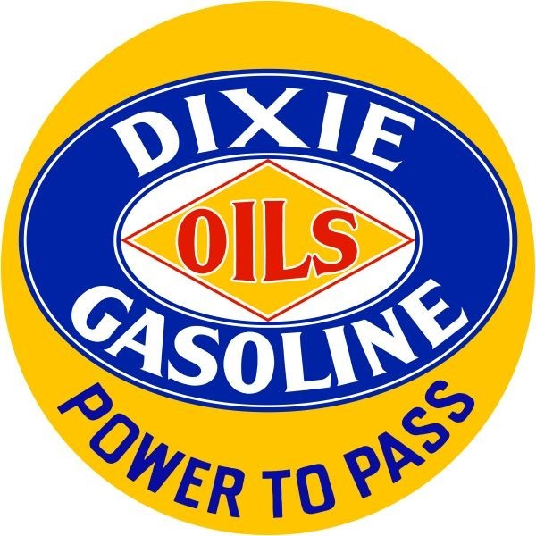 DIXIE Oils & Gasoline Service Station Style NEW METAL SIGN: 12\