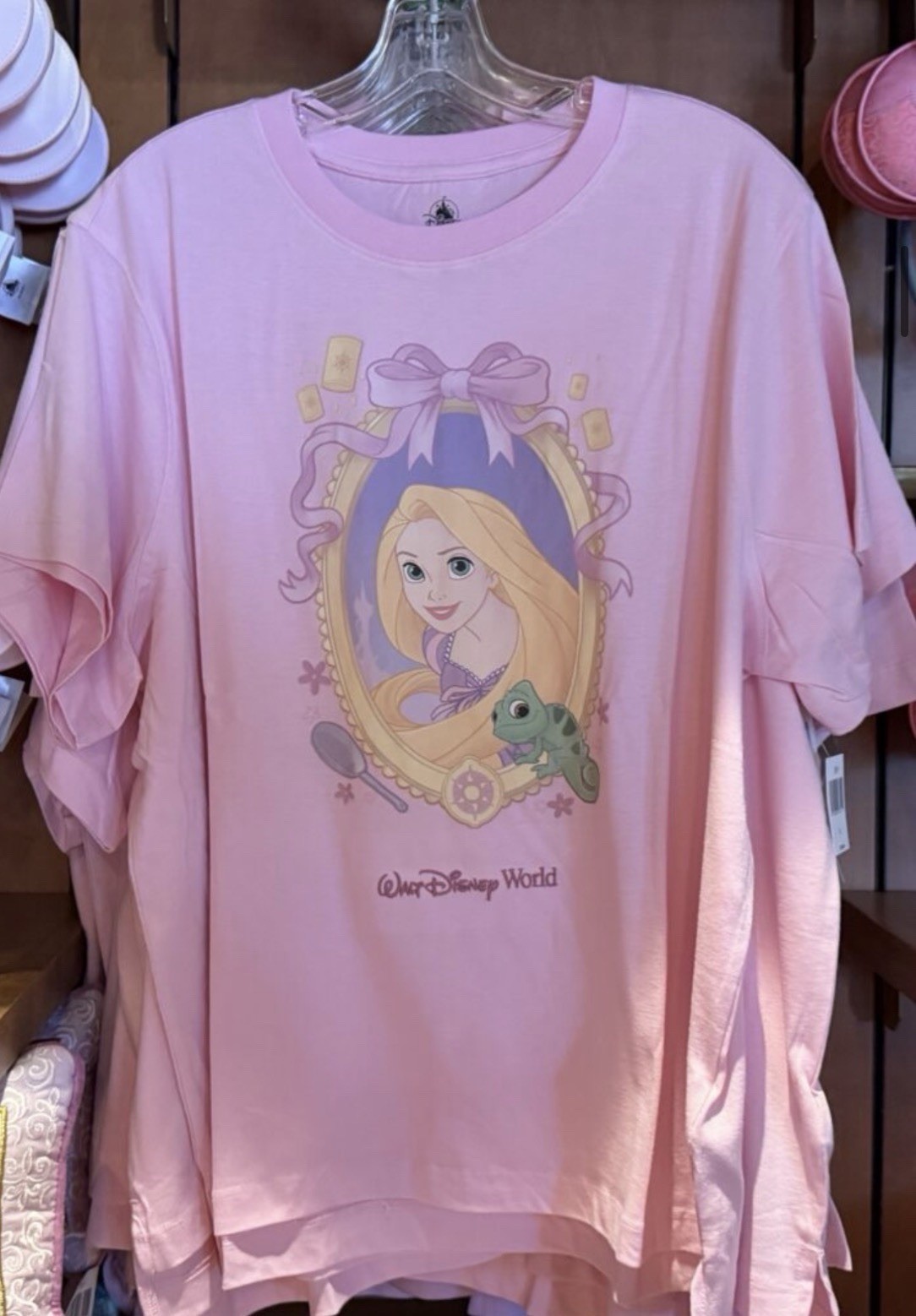 Disney Parks 2026 WDW Princess Portrait Rapunzel Pascal T Shirt Adult Size XL