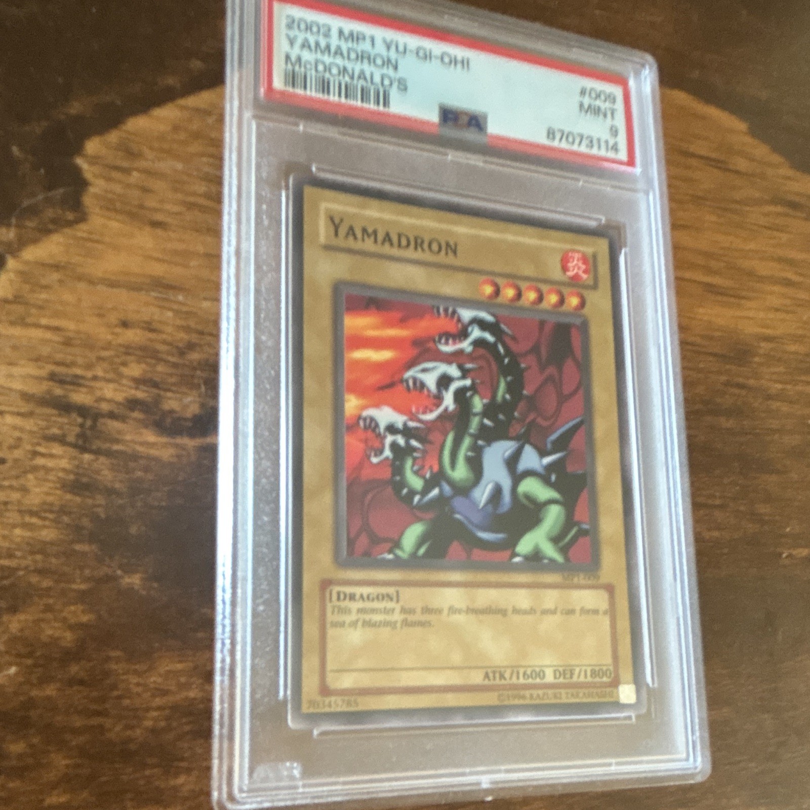 McDonald\'s 2002 Yu-Gi-Oh McDonald\'s Yamadron #009 PSA 10 87073114