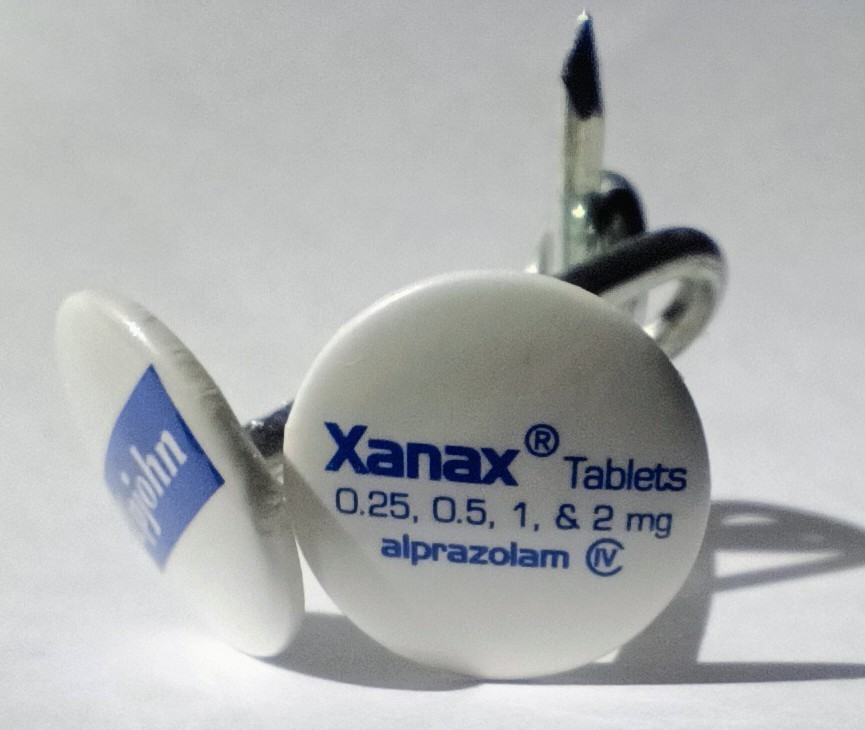 Rare XANAX Upjohn Nail Puzzle • 1980s Pharma Advertising Corporate Collectible 