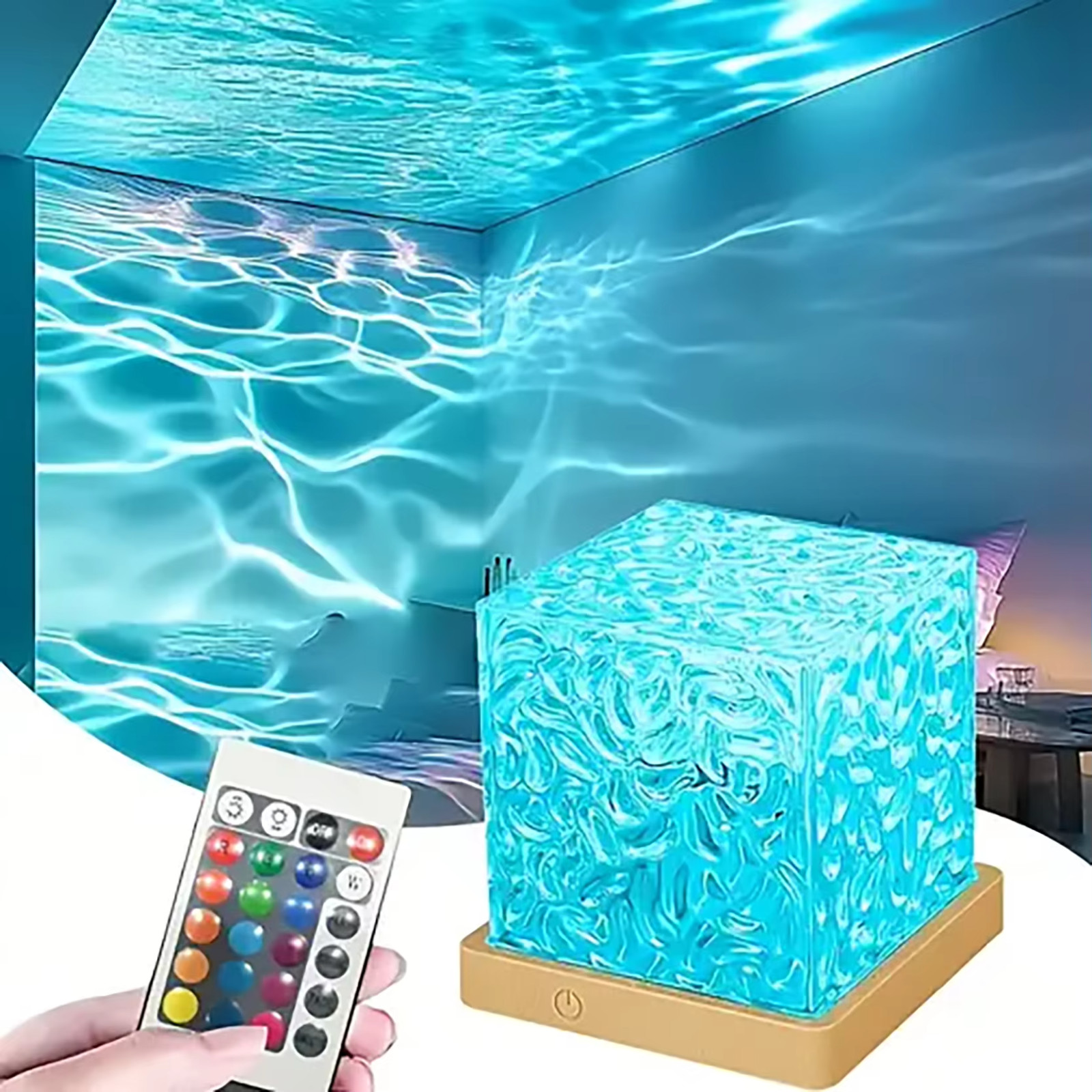 Galaxy Projector Light Ocean Wave Sensory Night Light Crystal Lamp for Bedroom Galaxy Projector Light Ocean Wave Sensory Night Light Crystal Lamp for Bedroom