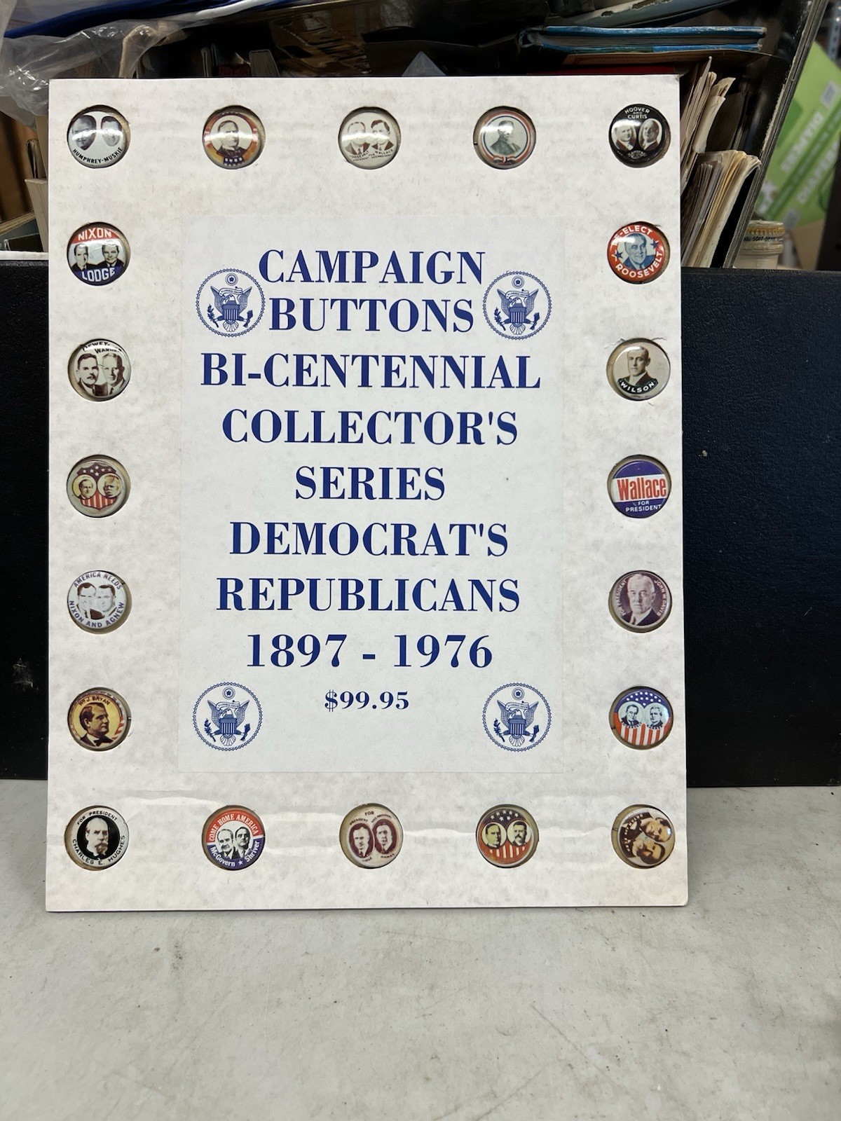 Bi Centennial Presidential Campaign Button Collectors Series  20 Buttons