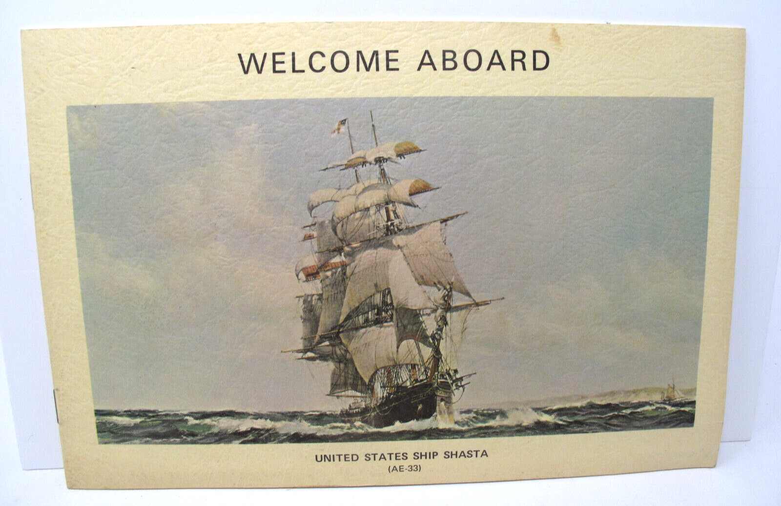 USS SHASTA AE-33 Welcome Aboard Booklet Captain Warren C. Graham Jr Command
