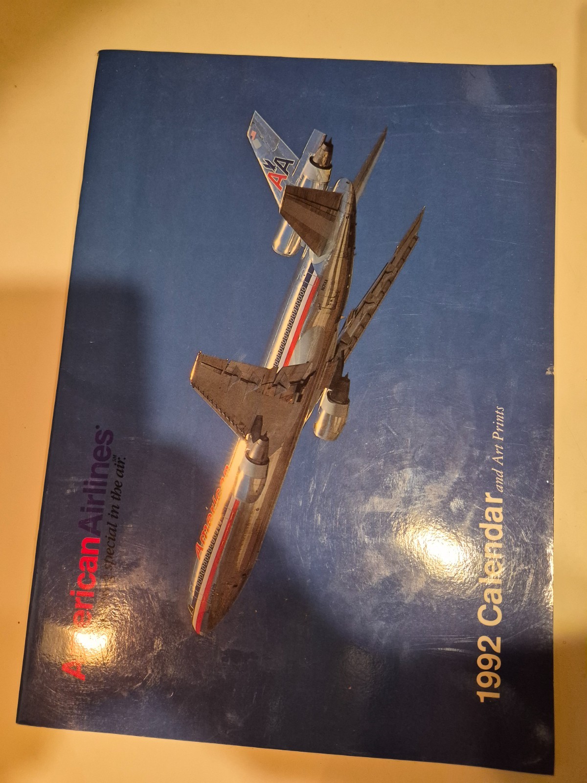 AA American Airlines 1992 Aircraft calendar