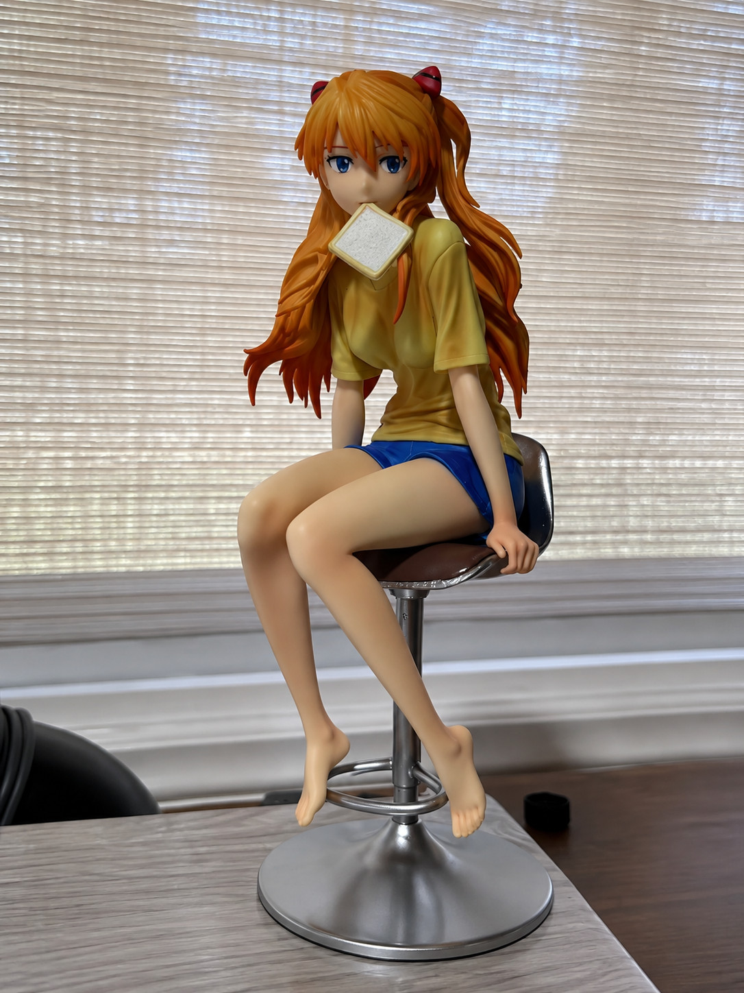 Asuka Langley Soryu Figure Evangelion 25cm PVC Anime Statue Desk Display