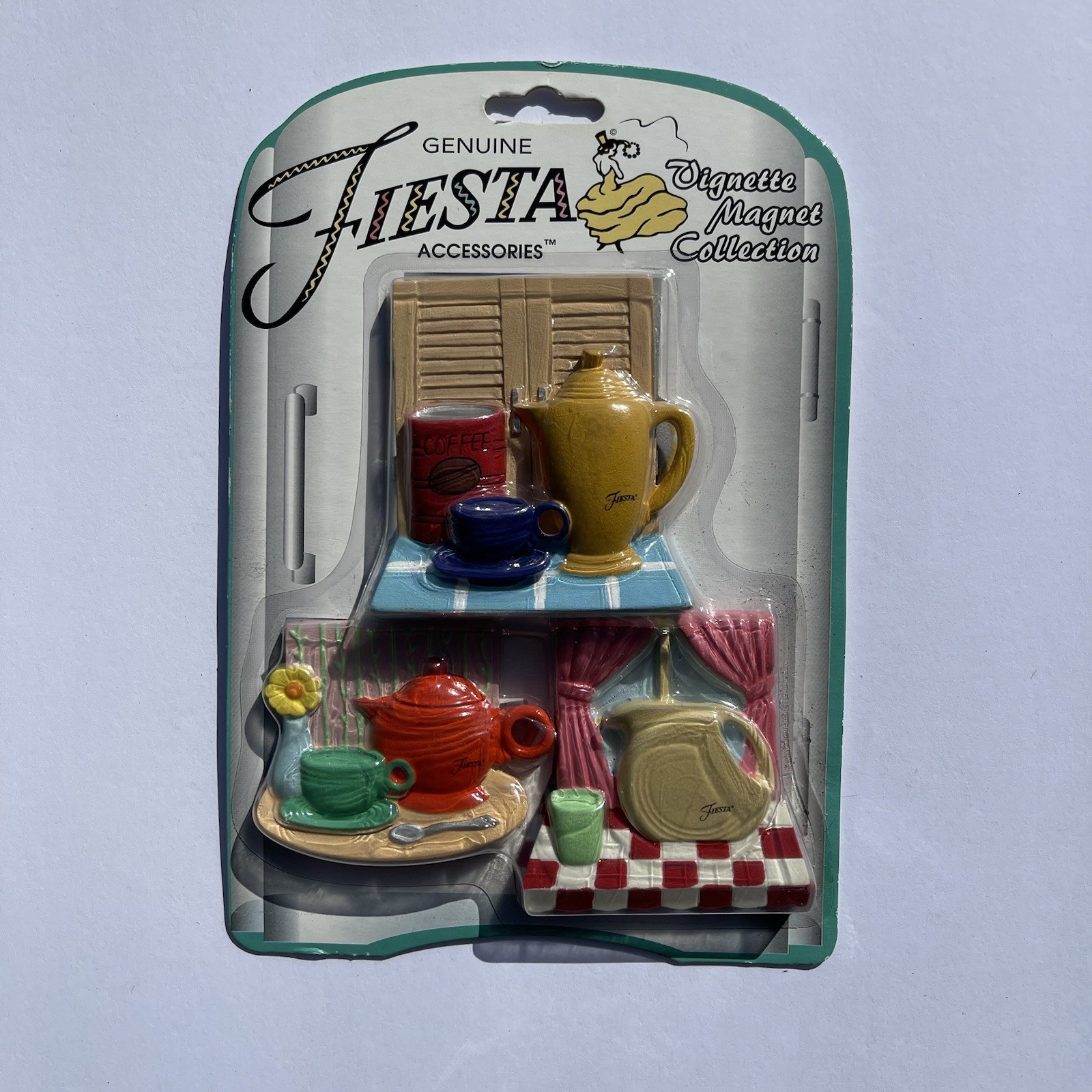 Genuine Fiesta Vignette Magnet Collection New In Sealed Package 3 Pieces