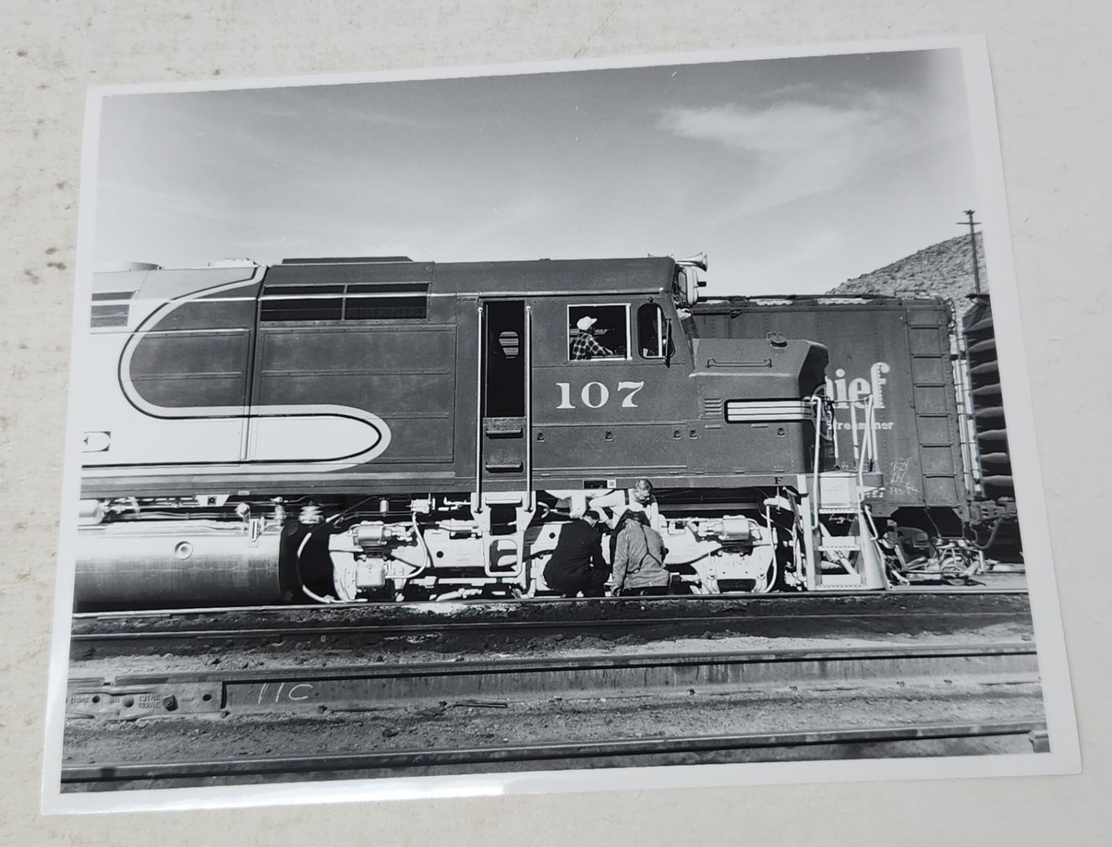 Vintage Santa Fe ATSF FP45 Diesel Locomotive 107 Photo Bruce W Bailey Vintage Santa Fe ATSF FP45 Diesel Locomotive 107 Photo Bruce W Bailey