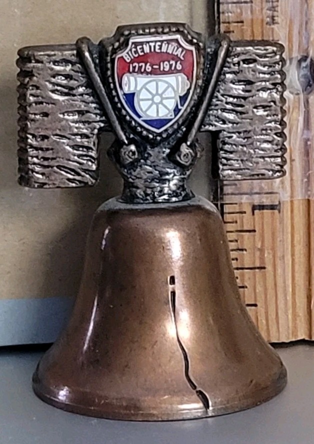 Vintage Small Bicentennial Copper Liberty Bell
