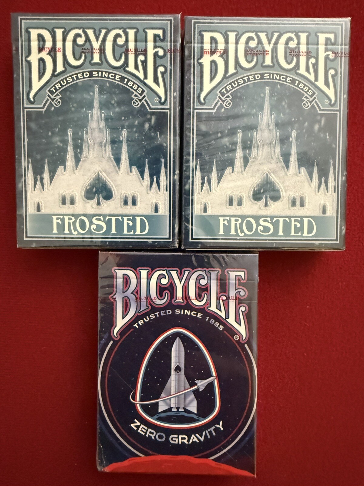 Bicycle Frosted/Zero Gravity Set Wal-Mart Exclusive Decks Sold Out