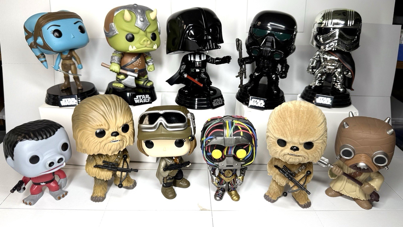Star Wars Loose Funko Pop Lot Various 11 Total No Boxes - Darth Vader Death