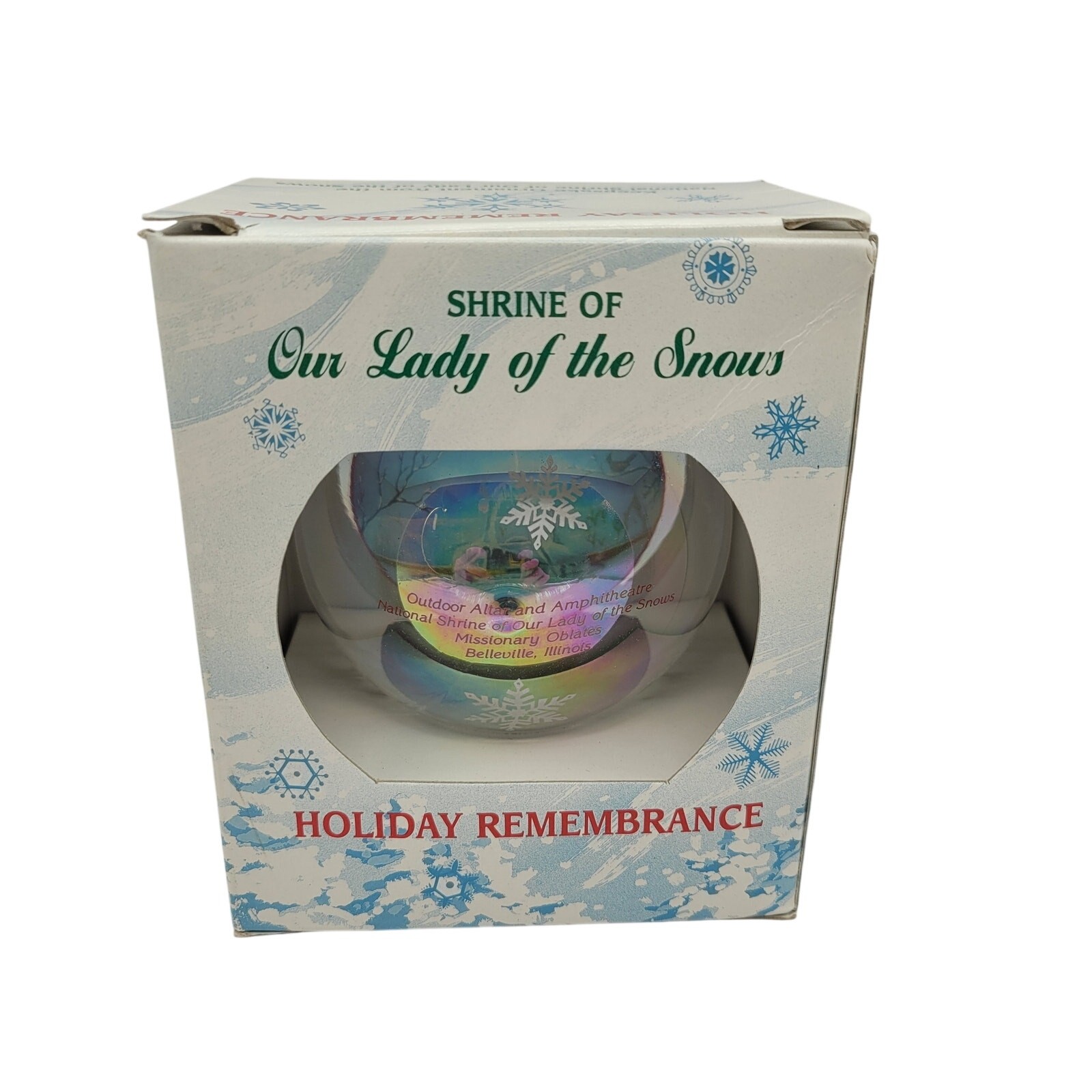 Shrine of Our Lady of Snows Ornament Belleville Rare