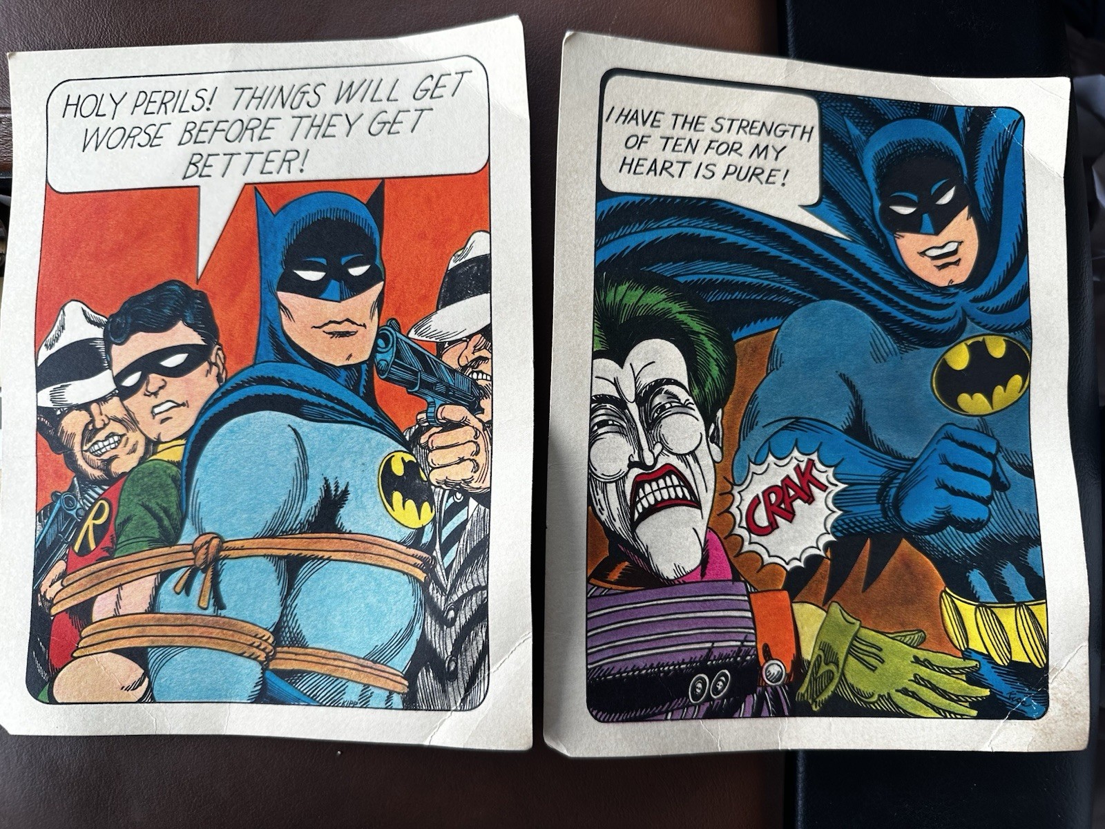 Vintage Batman Comics Postcards Batgrams by Hallmark DC Comics Set of 2 Unused