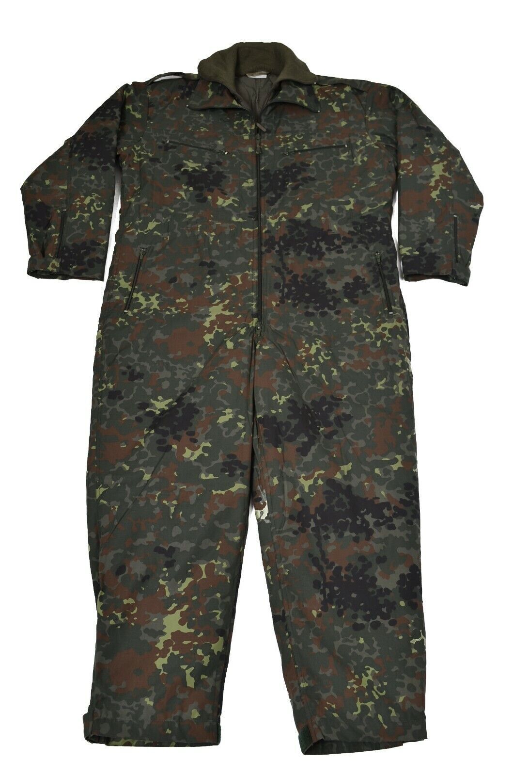 German Army Tank Suit with Quilted Lining BW Overall Combo, Flecktarn Camo, NEW