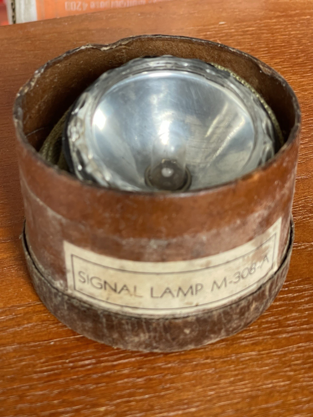 WWII USAAF Bendix M-308-A Signal Head Lamp Gibson Girl SCR-578 Radio 1942 *NOS