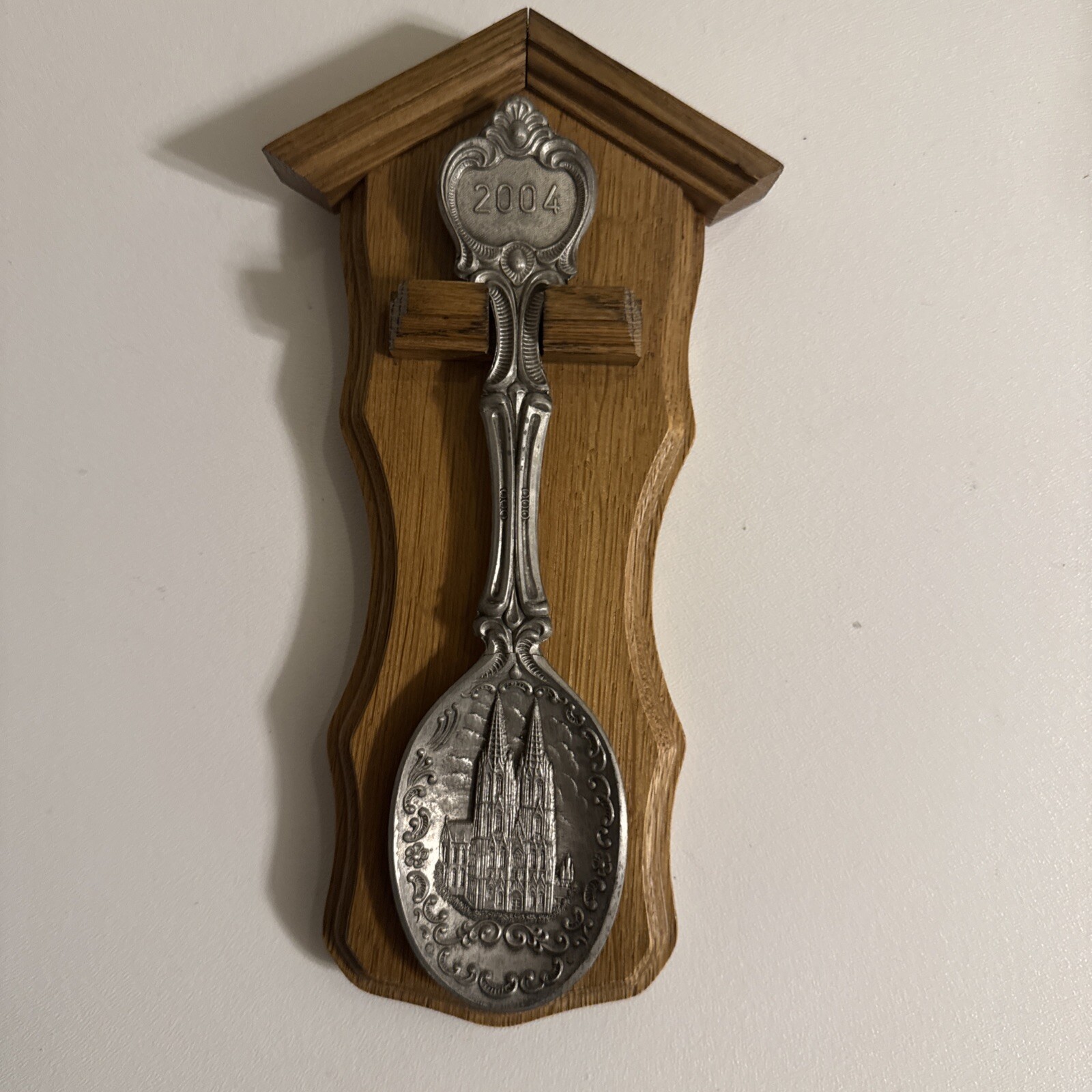 Vintage German SKS Zinn Spoon  2004, Cologne Cathedral (Dom.Köln)