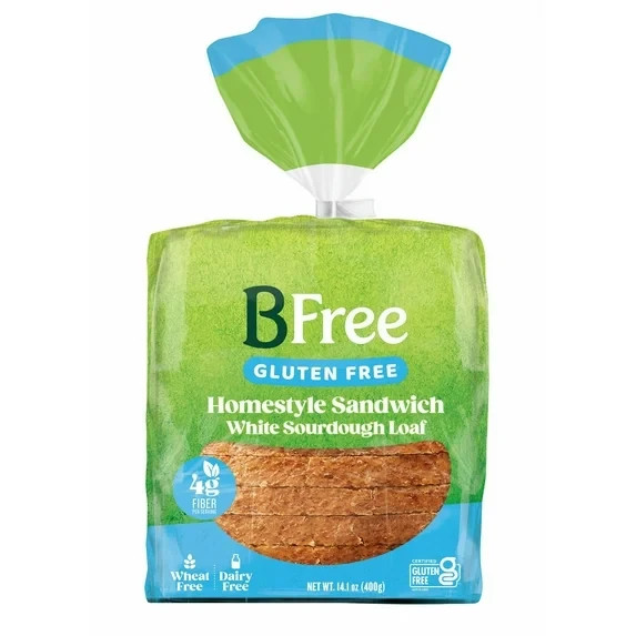 BREE GLUTEN FREE WHITE SANDWICH SOURDOUGH LOAF 14.10oz - PACK OF 3 BREE GLUTEN FREE WHITE SANDWICH SOURDOUGH LOAF 14.10oz - PACK OF 3