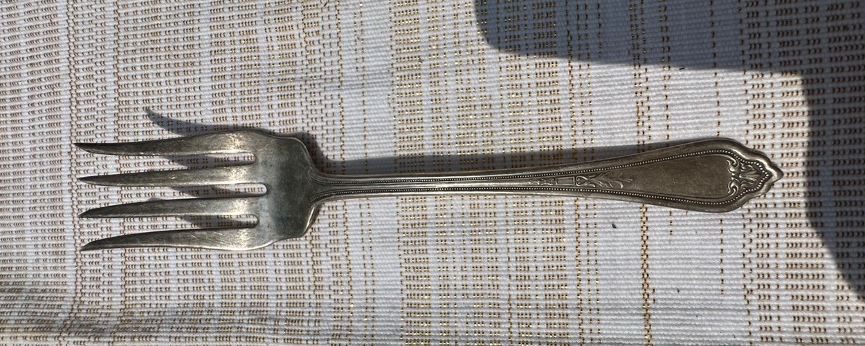 Antique Superior Extra Plate Serving Fork