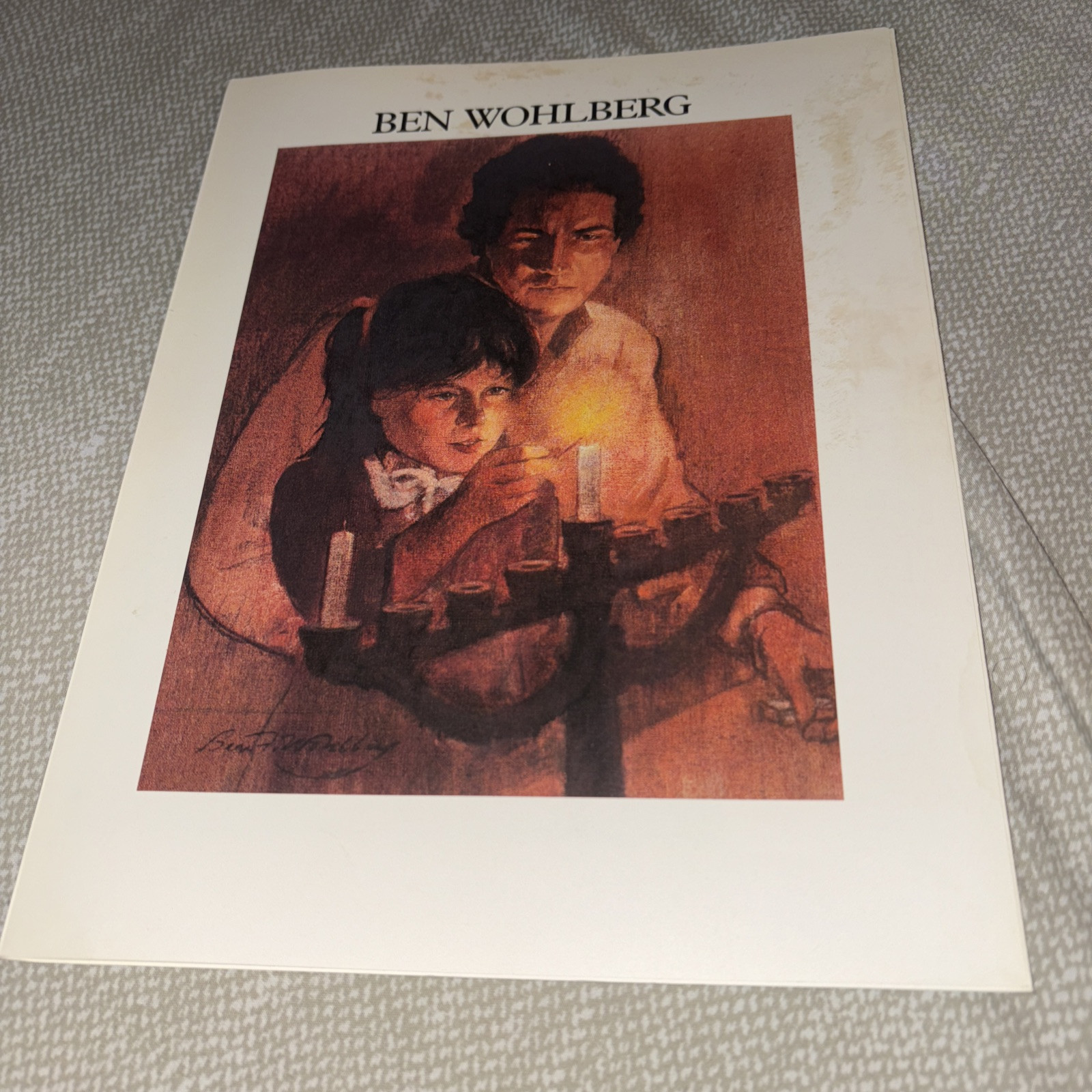 Rare Vintage Ben Wohlberg Mendola Artist Representative Art Agent Brochure
