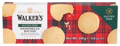 Walkers Cookie Shrtbred Round Gf 4.9 OZ Pack Of 6