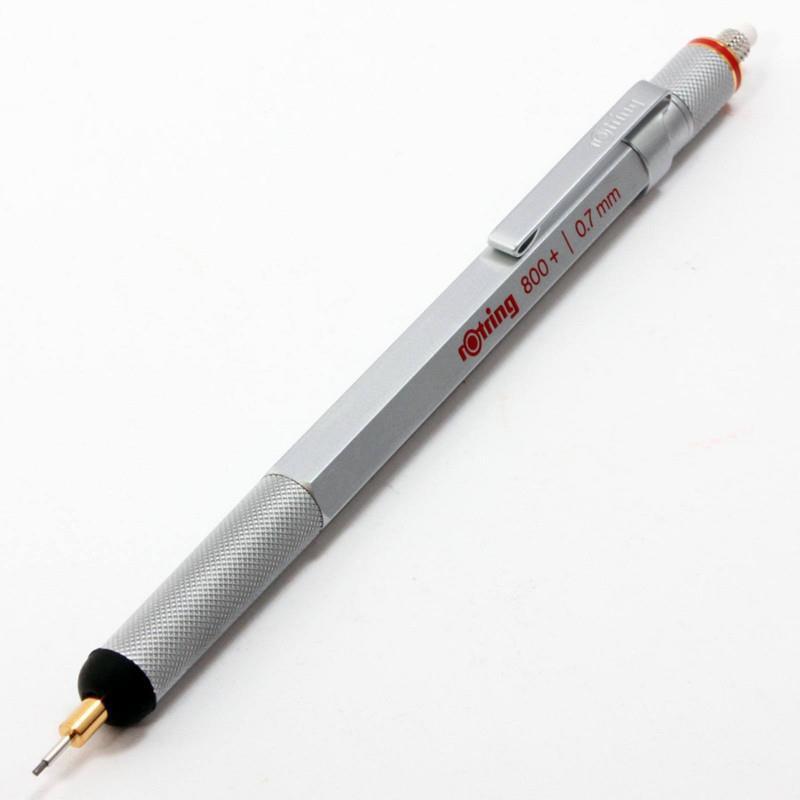 rOtring 800+ series 0.7mm mechanical drafting pencil, stylus. NIB. Silver. NIB. rOtring 800+ series 0.7mm mechanical drafting pencil, stylus. NIB. Silver. NIB.
