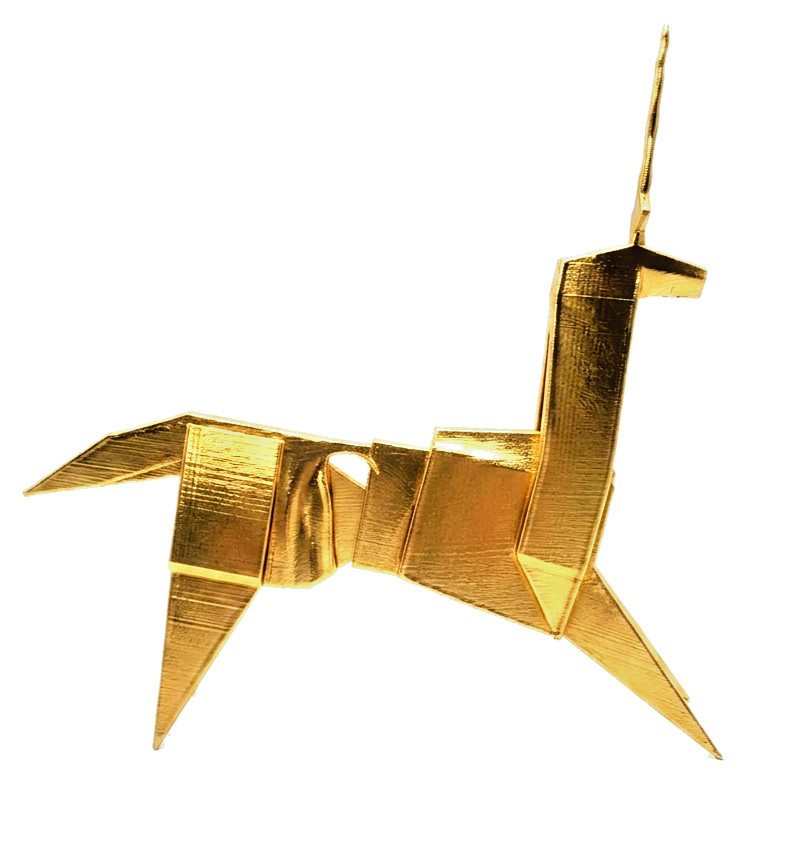 Blade Runner Inspired Origami Unicorn Statue - Sci-Fi Cyberpunk Desk Decor Blade Runner Inspired Origami Unicorn Statue - Sci-Fi Cyberpunk Desk Decor